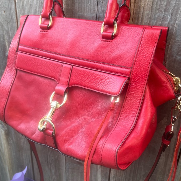 Rebecca Minkoff Red Leather Tote - Picture 7 of 7